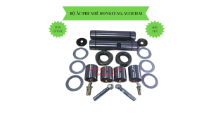 Bộ ắc phi dê thân pi 52X248 bạc F57 bạc ngắn+ dài. (bộ SP gồm 2 trục căn bạc ốc chốt bạc đạn). Xe Dongfeng giường nằm