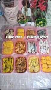 12 PCS Kotak 750ml Makan Lunch Box Ompreng Wadah Kotak Serbaguna Tempat Makan Bekal Kulkas