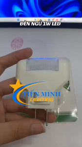 Đèn ngủ 1W ánh sáng trắng dịu mắt thích hợp dùng cho phòng ngủ phòng khách
