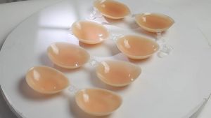 12PCS Invisible Breast Patch Adhesive Paste Silicone Nipple Cover Pad With Box Reusable