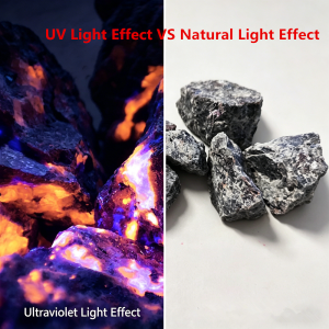 Natural Raw Yooperlites Flame Stone Fluorescent Stone Energy Reiki Specimens Diffuser Oils Stone Fire Home Decoration Stone