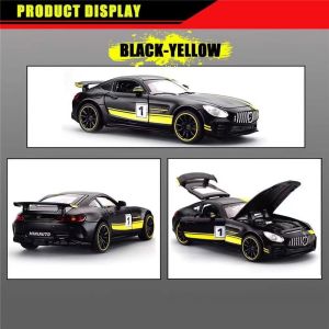 1:24 Mercedes Benz GTR AMG DIECAST Vehicle Sound Light Pull Back Car Model Metal Toy Kereta Tolak Sport Racing Gift