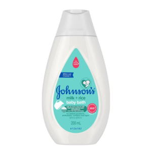 Johnsons Milk+Rice Baby Bath 200ml