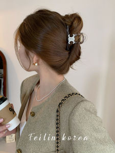 Large Size Hair Claw Clip Womens Summer New Style Back of Head Shark Tail Hair Accessory Hairdo Fashionable Hair Clip