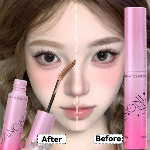 ครีมย้อมคิ้วยาวคงทนมาสคาร่าคิ้ว4สีเครื่องสำอางแต่งคิ้วทินท์เจลแห้งเร็วย้อมสีหมอกกำมะหยี่ธรรมชาติ