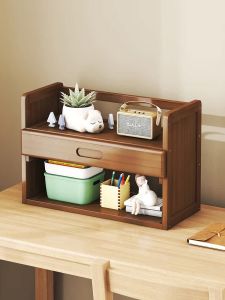 CHUJUN | Compact Home & Office Bookshelf Multi-level Organizer Shelf