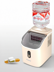 Watoor | Automatic Solid Square Ice Maker Home Portable Compact 20kg/day