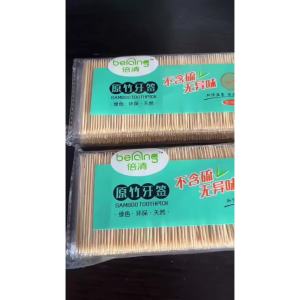 [siêu rẻ] 1000 TĂM TRE xỉa răng 2 đầu nhọn dùng 1 lần tiện lợi 6.5cmGói tăm trúc xỉa răng ăn hoa quả - LAZYL