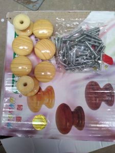 NÚM TỦ/NỤ TỦ NHỰA GIẢ GỖ TAY NẮM NỤ TỦ