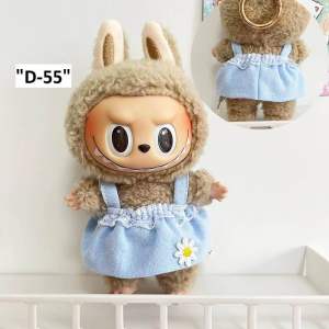 Ready Dress Boneka Labubu Pop Mart Baju Boneka Labubu 17cm Dress Baju Boneka Labubu Macaron The Monsters Import