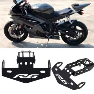 Motorcycle License Plate Holder LED Light for Yamaha R6 2006-2016 YZF-R6 2017 2018 2019 Motorcycle Tail Tidy Fender Eliminator