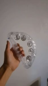 Alat Musik Tamborin Dengan Lampu LED Tambourine LED Kecrekan Musik LED