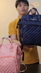 Balo bỉm sữa cho mẹ và bé giữ nhiệt cao cấp chính hãng MySun Caro