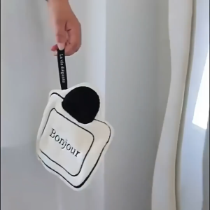 Lap Tangan Gantung Handuk Kain Lap Tangan Gantung Nyerap Air Lap Tangan Dapur Kamar Mandi aesthetic hand towel camellia bonjour black and white premium