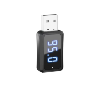 Kebidumei | Car Bluetooth 6.0 FM Transmitter Receiver Handsfree Call Mini USB Wireless Adapter Auto Audio with LED Display For Car FM Radio
