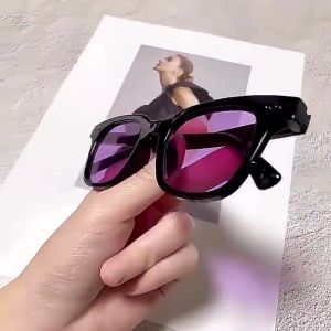 Kacamata Hitam Korea Fashion: Kecil Permen Warna Kacamata Wanita Pria Fashion