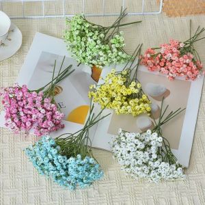 12Pcs 30cm Baby Breath Flowers Gypsophila Artificial Flowers Wedding Bridal DIY Bouquet Arrangement Wedding Party Home Decoration Flower