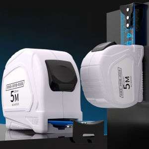 เทปวัดเหล็กล็อคตัวเองด้วยแสงสีฟ้าคลาสสิก 5 ม./7.5 ม./10 ม. สําหรับการก่อสร้างการตกแต่งที่กว้างเป็นพิเศษและหนาเป็นพิเศษ