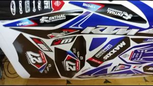 Sticker Stiker KTM 250 2017 - 2020 Supermoto Full Body Fullset Free Custom