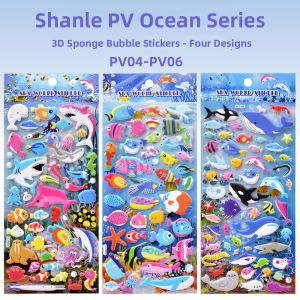 Shanle | 3D Cartoon Ocean Animals Stickers for Children