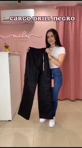 Cassie Cargo Pants | Celana Kargo Drill | Kulot | Wide Leg Pants