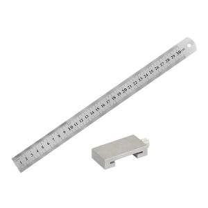 Accurate positioning Woodworking Tools Carpentry Steel Ruler Positioning Limit Block Measuring Marking Gauge