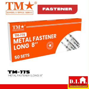 Do It Home TTM-775 Metal Fastener Long 8 Inch 50 Pieces per Box Heavy Duty Paper Binding