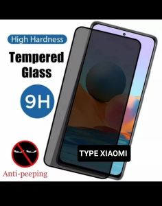 TEMPERED GLASS ANTI GORES KACA FULL PRIVACY XIAOMI REDMI 9C 10C 10A 9A 9 A2 ANTI GORES KACA SPY PRIVACY FUL KACA