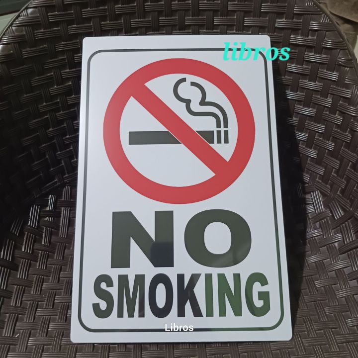 Cartello Non Fumare Autoadesivo In PVC 200x50 Mm - Conforme ISO 7010 Per Uffici E Locali Pubblici