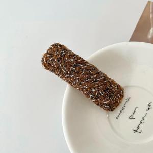 Autumn Winter New Long Shape Wool Hair Clips Versatile Side Bangs BB Clips Retro Girl Heart Hair Accessories Korean Style