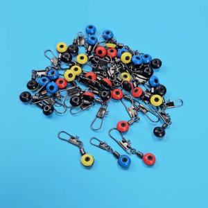 Topranc Multicolor Fishing Line Connector with Snap Float Sinker Slide Swivel for Saltwater and Freshwater