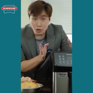 Nồi chiên không dầu 6L SUNHOUSE SHD4087