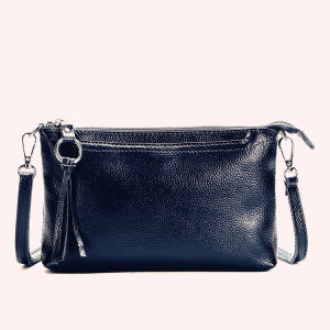 Royal Bagger Shoulder Sling Bags For Women Girls Genuine Cow Leather New Elegant Ladies Square Fashion Handbag