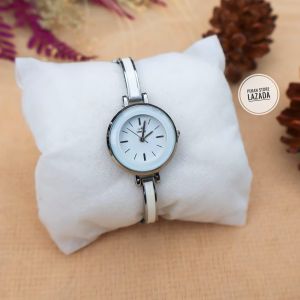 Jam Tangan Wanita Mirete Original Tali Keramik Stainless Steel Mewah Motif Permata//Realpict Sesuai foto