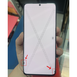 SUPER AMOLED S21U LCD For Samsung S21 Ultra G998 G998B LCD Display Touch Screen 6.8 With Frame Digitizer Assembly With Dot