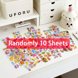 Cute Animals Stickers for Boys Girls Teachers Classroom Reward Crafts Scrapbooking Party Gifts 3D Puffy Different Stickers Bulk