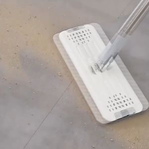 Vusign ชุดไม้ถูพื้นพร้อมถังรีดน้ำ ม็อบถูพื้น ไม้ถูพื้น มีที่รีดน้ำในตัวเดียว หมุนได้ 360 องศา ซึมซับได้ดี ใช้งานง่าย แข็งแรง มือใช้งาน 1 ชุด