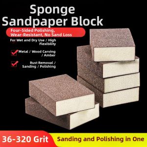 GONGFUMEN | Sanding Polishing Rust Removal Sponge Sanding Block