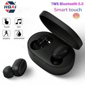 2023 New H1 TWS Bluetooth Earphones Wireless Waterproof Headphone Bass 5.0 Games Sports Touch Control Earbuds Noise Cancellation Earphone for All Smart Phone