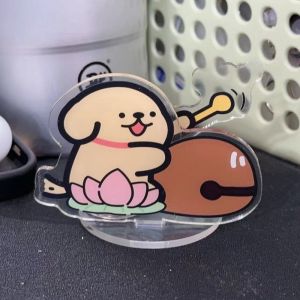 2025 New Original Cute Capybara Acrylic Cartoon Stress Relief Desk Decoration Hammering Tabletop Ornament Creative Gift for All