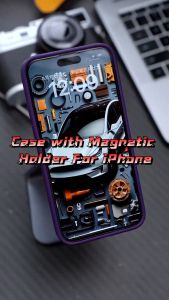 Xundd 360 Matte Skin Rotating Magsafe Case Holder Phone Case For 14 14pro 14prmax 15 15+ 15pro 15prmax
