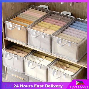 GREENSINDOOR Wardrobe Organizers Storage Box Clothing Foldable Closet Washable High Capacity Clothes Storage Box