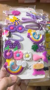 Kẹp Tóc Cho Bé Gái Sét 14 Chiếc Họa Tiết Dễ Thương Phiên Bản Hàn Quốc.