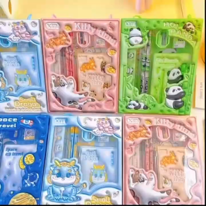 6 in 1 Stationery gift box set pencil back to school gift kindergarten childrens Day gift