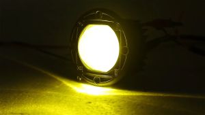 Lampu Work Light 3 Inci LED Mobil Lensa 8D 6000K Putih 3500K Kuning Flush Mount Lampu Mengemudi Lampu Kabut Untuk Mobil Truk Off Road Bulat Lampu Foglamp Laser Gun LED Bumper Mobil 30W 8D Bemper Offroad ARB 3 Inch/Lampu Sorot Bemper Led Tembak Foglamp