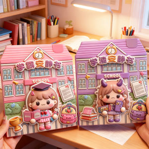 2025 หนังสือติดกระดาษ DIY สำหรับเด็ก วัสดุ PVC สำหรับเด็กผู้หญิง วัย 14 ปีขึ้นไป วัสดุอื่นๆ สำหรับงานฝีมือ