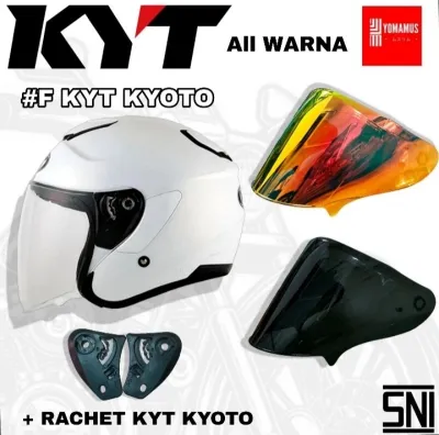 Flat visor KYT venom open PNP KYT Kyoto rachet KYT Kyoto / ink dynamic