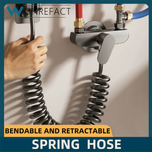 Universal Telephone Line Sprayer Hose Handheld Sprayer Automatic Rebound Hose Telescopic Shower Hose Bathroom