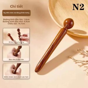 Gậy Massage Chân Bằng Gỗ Đàn Hương Tự Nhiên Dụng Cụ Bấm Huyệt Massage Toàn Thân Thư Giãn Sâu Dụng Cụ Gỗ Massage Mô Sâu
