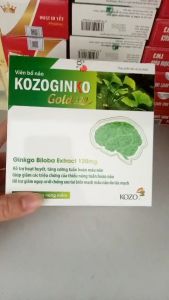 Combo 2 hộp viên bổ não KOZO GINKO GOLD - Giúp hoạt huyết  rối loạn tiền đình  ngừa tai biến  suy giảm trí nhớ tê bì chân tay - hộp 100 viên Hỗ Trợ Tuần Hoàn Não - Lazada